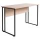 Стол  "SMART CD-019", 1180х600х770 мм, ЛОФТ, металл/ЛДСП ясень шимо светлый, каркас черный, 641947 главное фото в маленьком размере