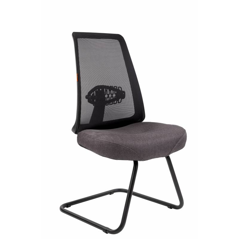 Офисное кресло Chairman 535V Россия ткань черный/серый главное фото