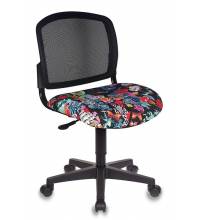 Кресло детское Бюрократ CH-296NX/TATTOO спинка сетка черный сиденье черный черепа Tattoo